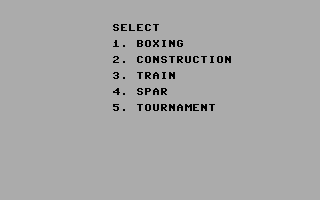 Fight Night screenshot 4 for Commodore 64